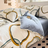 High-quality Home Pure Cotton Bedding Set 100% Cotton Skin-friendly Queen Duvet Cover Set with Sheets Comforter Cover Pillowcase