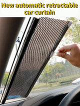 1pc Car Retractable Sunshade Curtain, Sunshade And Heat-insulating Side Window Curtains, Car Curtains For Sunshade Blocking