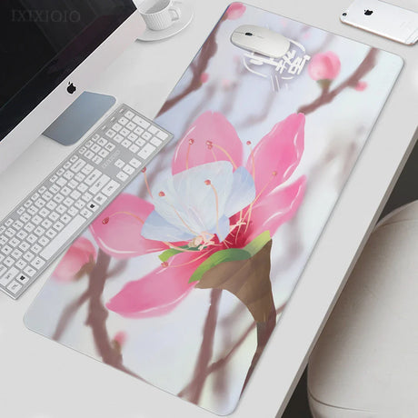 Mouse Pad Gaming Flower XL Computer New Mousepad XXL keyboard pad Soft Non-Slip Carpet Office Accessories Mouse Mats Mice Pad