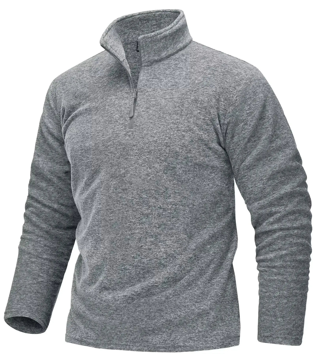 TACVASEN 1/4 Zipper Collar Spring Fleece Sweaters Mens Warm Sweatshirts Breathable Casual Sports Hiking Turtleneck Pullover Tops