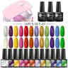 Mtssii  13/16Pcs Gel Nail Polish Set With 36W UV Lamp Dryer Manicure Kit Semi Permanent Soak Off Base Top Coat Nail Art UV Gel