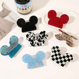 Cartoon Mickey Acetate Hair Claw for Women Girls Popular Hair Catches Princess Crab Clip Fashion Hair Accessories Give gifts