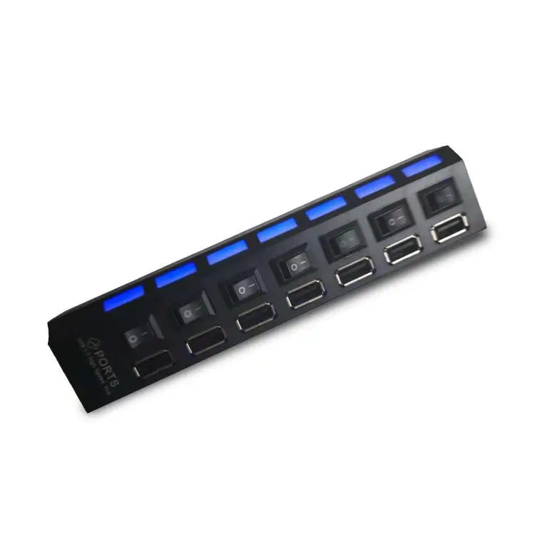 1~8PCS USB Hub USB 2.0 Hub Multi USB Splitter 3 Hab Use Power Adapter Multiple Expander 2.0 Hub With Switch For Laptop