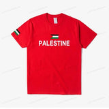 Women's Palestine Plus Size Cotton Name Palestine Map Men's T-Shirt Cotton T-Shirt Top Gaza T-Shirt Fashion T-Shirt Clothing