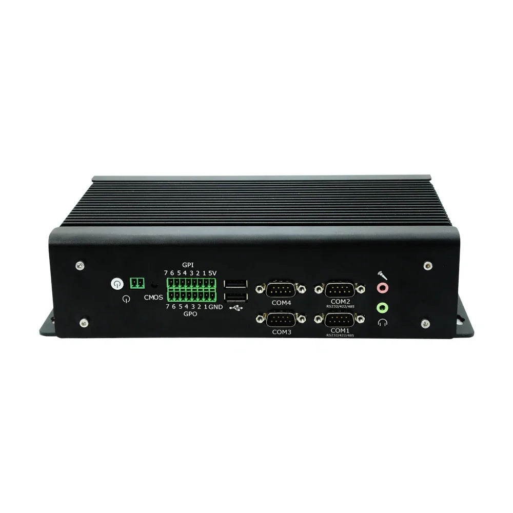 Fanless Industrial MINI PC GT1300 Desktop Mini Computer Core I5 10200H I7 10750H With 2LAN 6COM Barebone GPIO