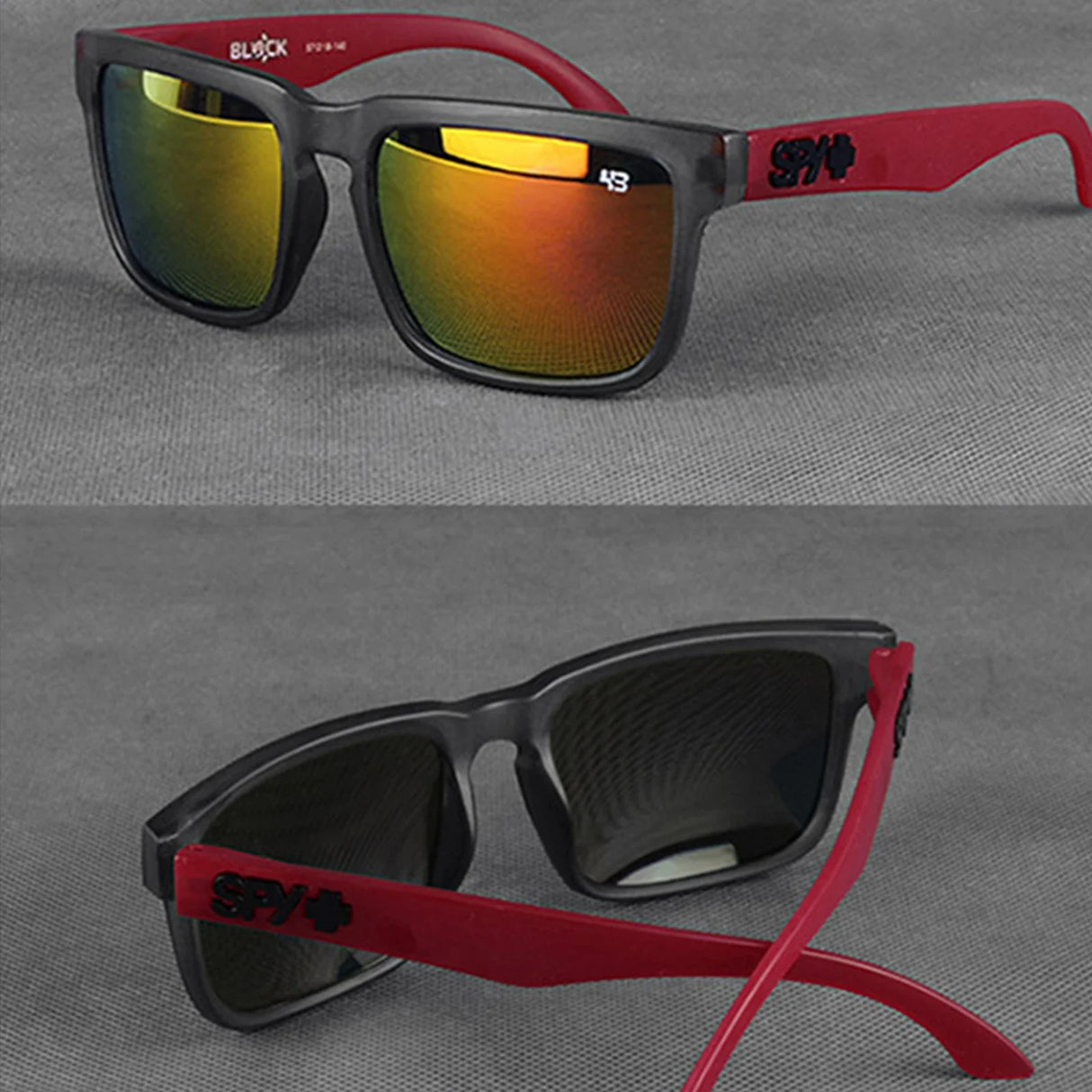 40 PCS KEN BLOCK Coloured Sunglasses Men Women Outdoor Travel Sunglasses Driving Sunglasses UV400