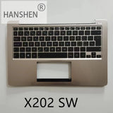 HANSHEN America Swedish  New Keyboard For ASUS X201 X202 X201E x202E Replace laptop  With C shell  silvery