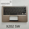 HANSHEN America Swedish  New Keyboard For ASUS X201 X202 X201E x202E Replace laptop  With C shell  silvery