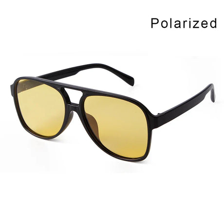 WHO CUTIE Oversized Aviation Polarized Sunglasses Women Brand Design Fashion Trendy Pilot Plastic Vintage Men Sun Glasses Shades