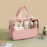 Portable Cosmetic Pouch Women Translucent Makeup Bag Large-Capacity Bath Wash Bags Multifunction Travel Waterproof Storage Case