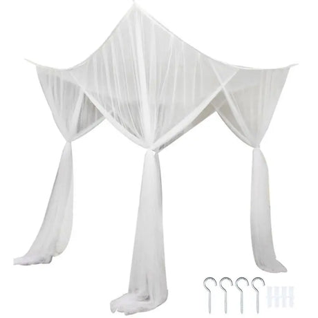 Mosquito Net Canopy 4-Corner Post Student Canopy Bed Size 190 X 210 X 240cm  Bed Tent  Mosquito Net  Canopy Bed Curtains