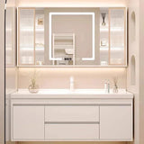 Washbasin Mirror Drawer Wall White Bathroom Cabinets Vanity Luxury Bathroom Cabinets Make Up Organizer Gabinete Room Furniture