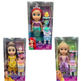 30cm Disney Elsa Anna Doll Mermaid Rapunzel Bell Princess Doll Merida Princess Pretend Play for Girl Gift