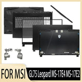 NEW Laptop Case For MSI GL75 Leopard MS-17E4 MS-17E2 LCD Back Cover/Front Bezel/Hinges/Palmrest/Bottom shell/Hinge Cover