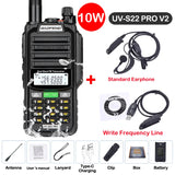 Baofeng UV S22 PRO V2 IP68 Walkie Talkie Waterproof Dual Band 136-174/400-520MHz Ham Radio Upgraded Of UV9R UV5R Pro 50KM Range