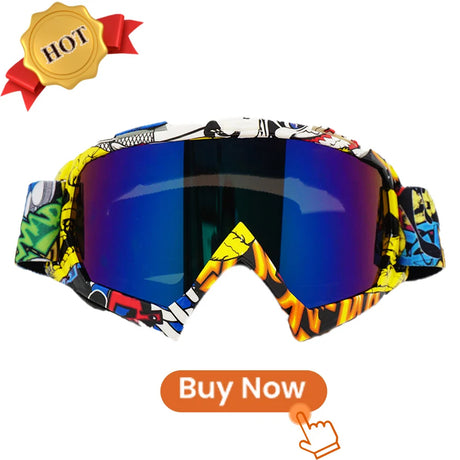 Newest Motorcycle Goggles for Men Retro Motocross Riding Sunglasses Safety Protective Bike Goggles Driving Glasses