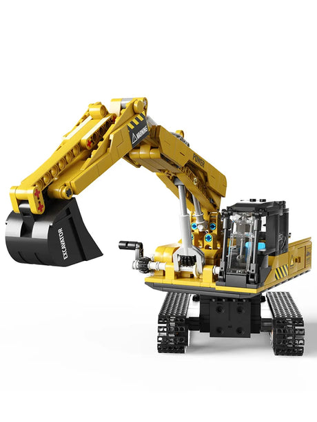 686PCS Bricks Model RC Excavator Building Blocks Set 2.4G City Dual Control Remote And App Programme Toys In Kit To Builld