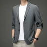 2023 Autumn Men Button Blazer Business Suit Jacket Male Slim Fit Formal Clothing Outwear Men's Groom Costume Coat Tops B185