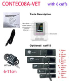 CONTEC08a Vet Animal Blood Pressure Detector Can Be Equipped With Blood Oxygen Function Probe And Cuff Of Various Sizes