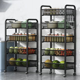 Food Truck Partitions Trolley Storage Utility Grocery Basket Rolling Trolley Candy Fruit Basket Archivadores Restaurant Furiture