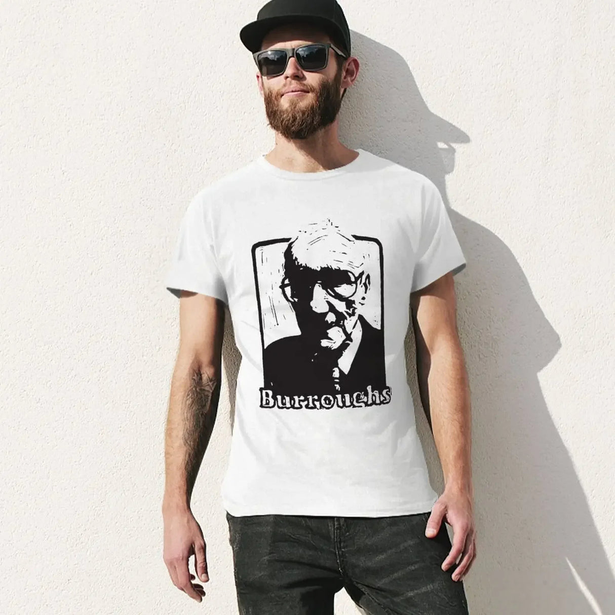 William S Burroughs T-Shirt cute tops shirts graphic tees Short sleeve tee plain black t shirts men