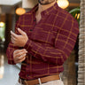 2024 Men's Shirt Long Sleeve Fashion Lapel Single Breasted Cardigan Hawaiian Casual Men's Shirt XS-6XL Real Pocket Shirt Summer