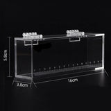 Fish Viewing Box Acrylic Material Isolation Box Betta Fish Aquarium Breeder Fish Tank Hatching Incubator Fish House Home Clear