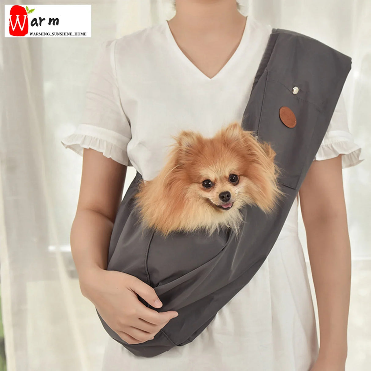 Pet Carrier Bag Carrier Small Dog Carrier Front Pocket Tote Travel Shoulder Strap Pet Carrier Pet'S Collars, Harnesses & Leashes