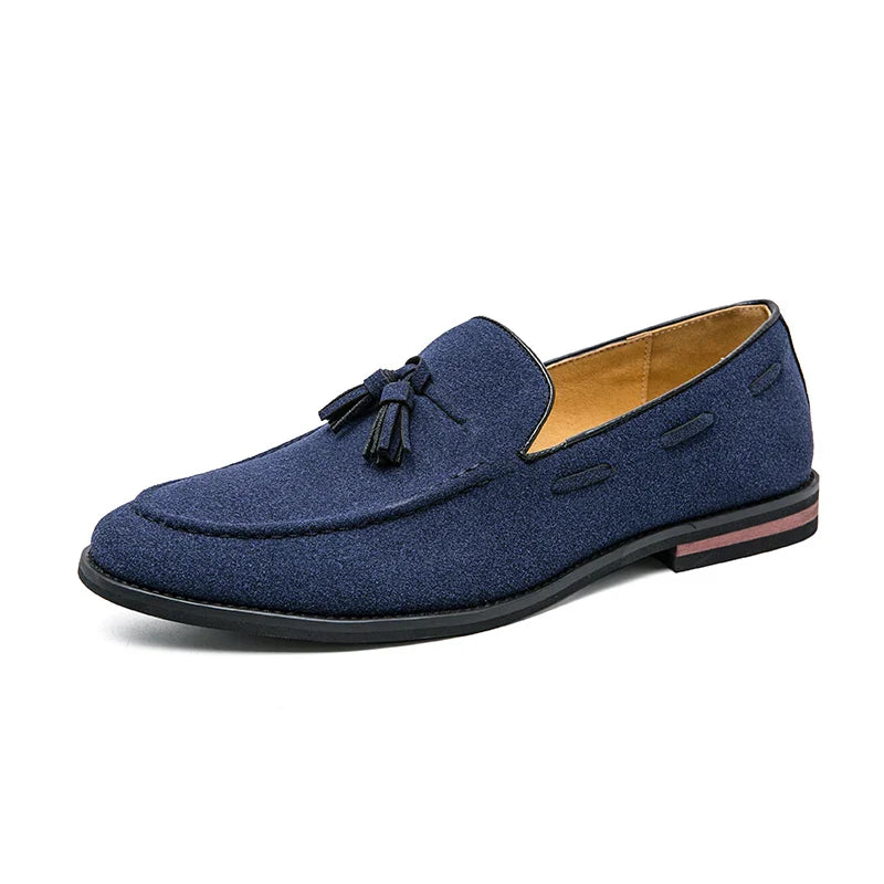 Brand Big Size Cow Suede Leather Men Flats 2023 New Men Casual Shoes High Quality Men Loafers Moccasin Driving Shoes