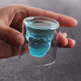 25ml Wine Cup Glasses Of  Cocktail  Whisky Barware Beer Drinkware Drinking Coffee Mugs Double Bottom Mug