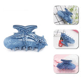 Cartoon Starfish Hair Clips for Women Rhinestone Acrylic Crab Hair Clip Travel Vacation Jewelry Shark Clip Popular Hair Catches