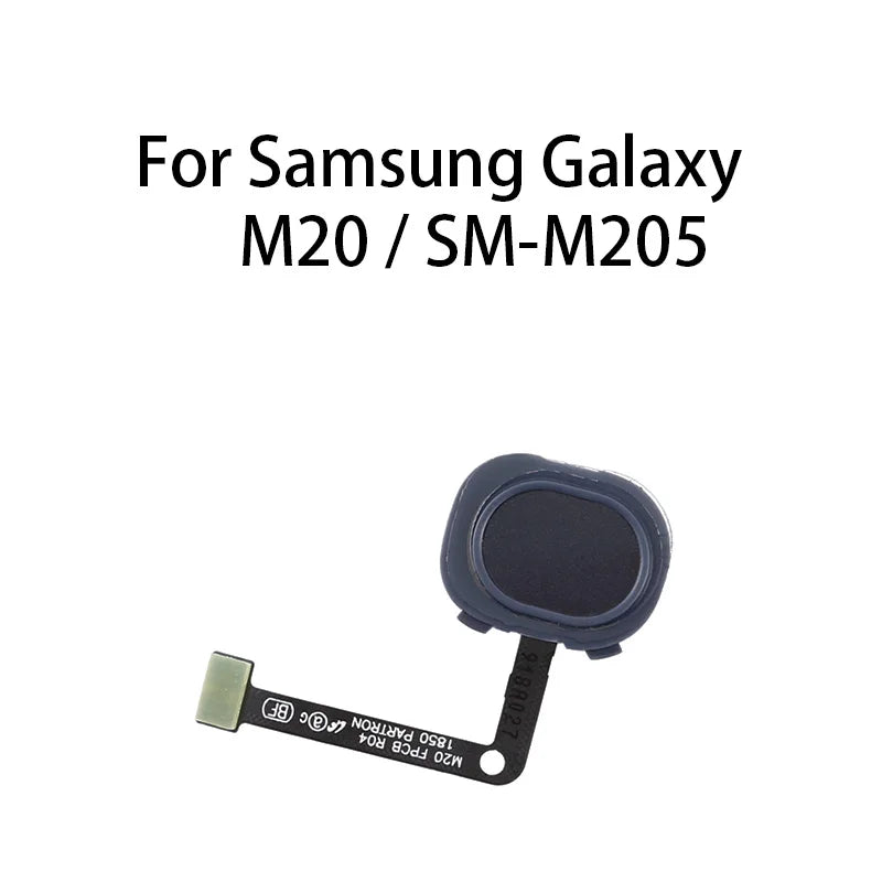 org Home Button Fingerprint Sensor Flex Cable For Samsung Galaxy M20 / SM-M205