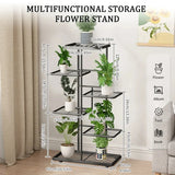 Plant Stand Stand For Flowers Iron 6/7/8Layers Plant Shelf Plant Organizer Storage Plant Holder Display Stand Garden Decoration