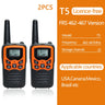 2/4/6 PCS ABBREE Walkie Talkie PMR/FRS UHF Mini Radio Up to 8 KM Range Handheld Ham Two Way Radio Communicator Transceiver