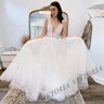 VIKTORIA Pastrol  Wedding Dresses V-neck Backless Tulle For Women 2023 Bride A-LINE Appliques Vestidos De Novia Made To Order