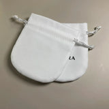 new20/50/100pcs lot Flannel Bag Pouch For Bead Charm Bracelet Women Original Fit Jewelry Gift White Bags Outer Packaging PanDora