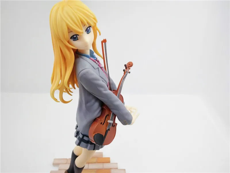 Anime action figure your lie in april kaori miyazono cartoon doll PVC 20cm box-packed japanese figurine world 20 cm