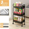 Small Cart Storage Rack Kitchen Bedroom 3 Layers Snacks Mobile Cart Bathroom Storage Rack Kitchen Islands Trolleys Rolling Cart