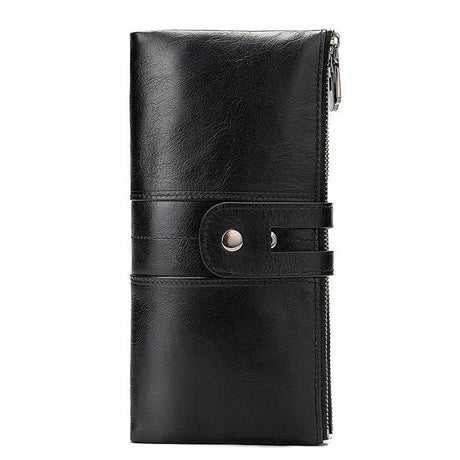 Newsbirds Leather Women's Wallet Genuine Female Clutch Long Womens s and Purses Cash Money Bag Coin Purse