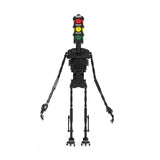 MOC Siren Robot Adventure SCP Monster Building Blocks traffic light  head Combat Robot Bricks Horror Urban Legend Model BoyGifts