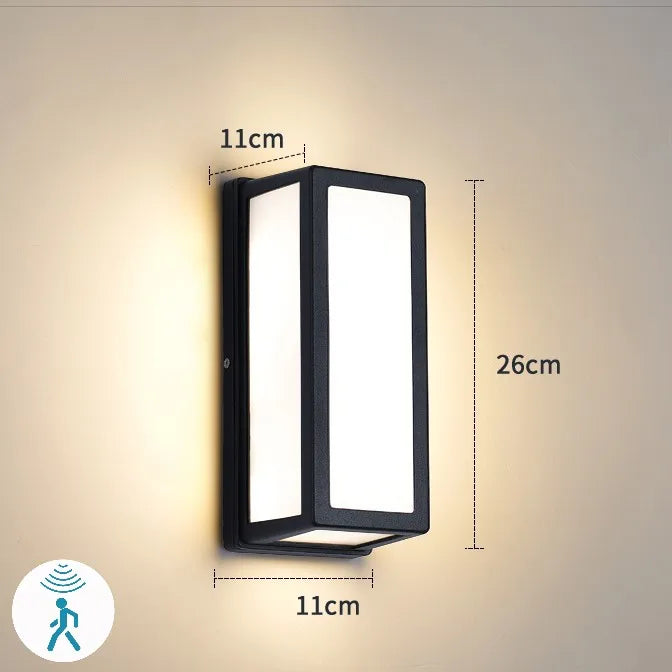 LED outdoor lights waterproof IP65 Motion Sensor light led outdoor wall light outdoor lighting AC85-265V outdoor wall lamp