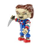 BuildMoc Horror Movie Child's Play For Chuckyed Building Blocks Classic Killer Doll Model Bricks Toys Adult Kids Halloween Gifts