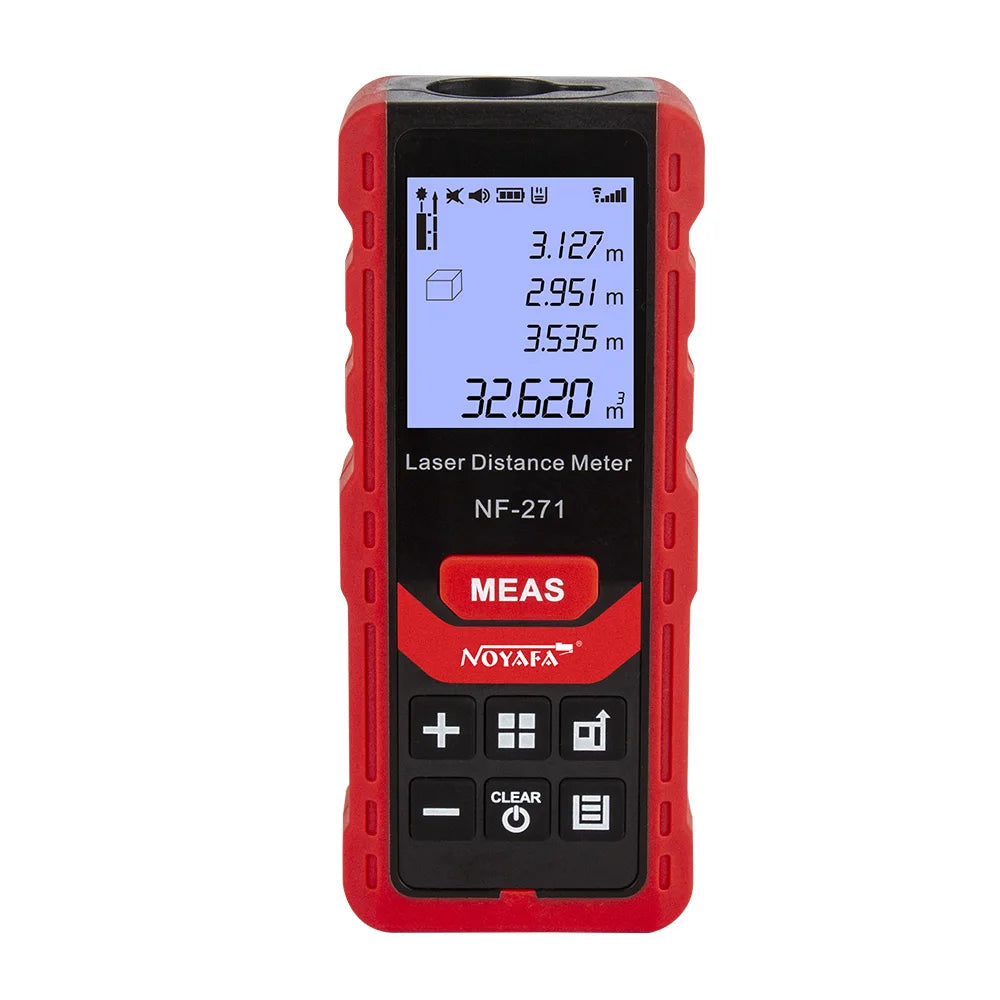 Noyafa NF-271 Laser Distance Meter 40M 80M Rangefinder Tape Range Finder Measure Device Digital Ruler Test Tool