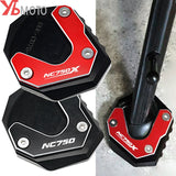 For HONDA NC750X NC 750 X 2017 2018 2019 2020 (not for 2021) Motorcycle CNC Kickstand Side Stand Extension Pad Accessories NC750