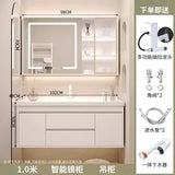 Washbasin Mirror Drawer Wall White Bathroom Cabinets Vanity Luxury Bathroom Cabinets Make Up Organizer Gabinete Room Furniture