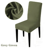 Dining chair Cover For Home Polar Fleece Fabric Chair Cover Stretch Slipcovers Seat Chair Covers Banquet Hotel Dining Room