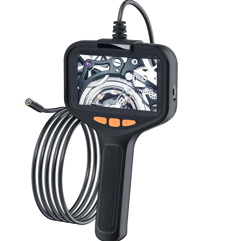 4.3 Inch HD Borescope Camera, IP67 Waterproof, 1080 Inspection Camera with Light, Pipe Garage Industrial Pipe Snake Endoscope,