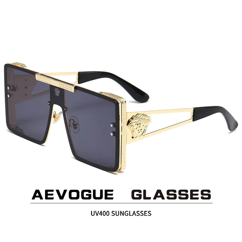 AEVOGUE Sunglasses Glasses Frame Spectacle Eyewear Accessories Women Fashion Square Outdoor UV400 AE1378B (2 Pack)