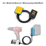 For Makita/Bosch /Milwaukee/DeWalt 18v lithium Batteries and tools Battery Extension Cord Hot EU plug Tool Suitable