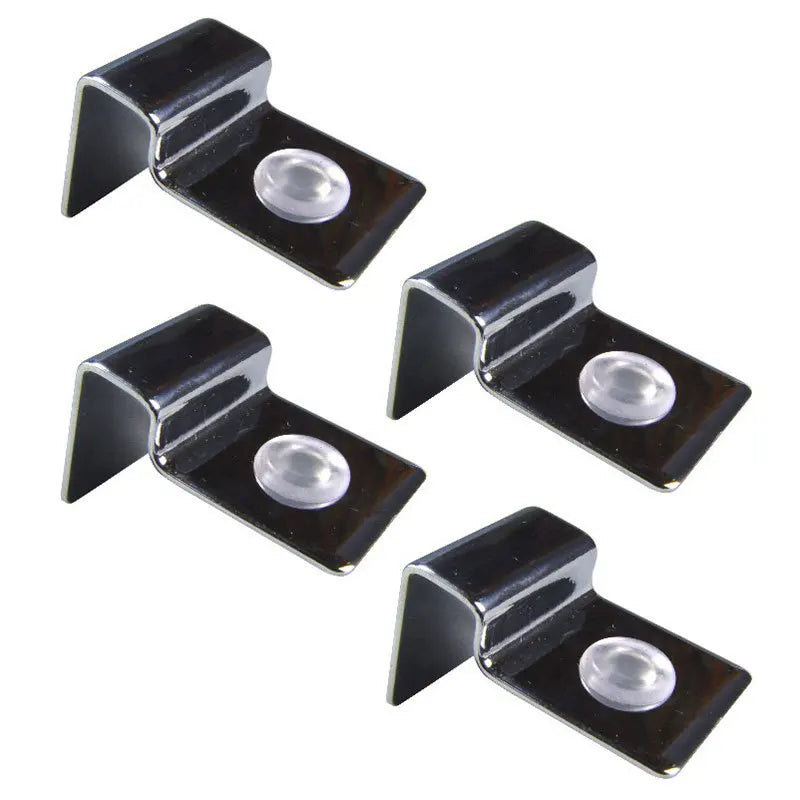 4pcs Aquarium Cover Support Bracket Stainless Steel Tank Glass Cover Holder Fixture Isolation Plate Accessory For Fish Equipment